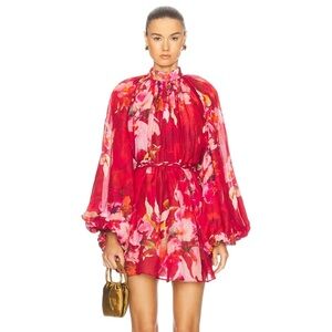 Hemant and Nandita Tuhi belt short linen blend dress NWT